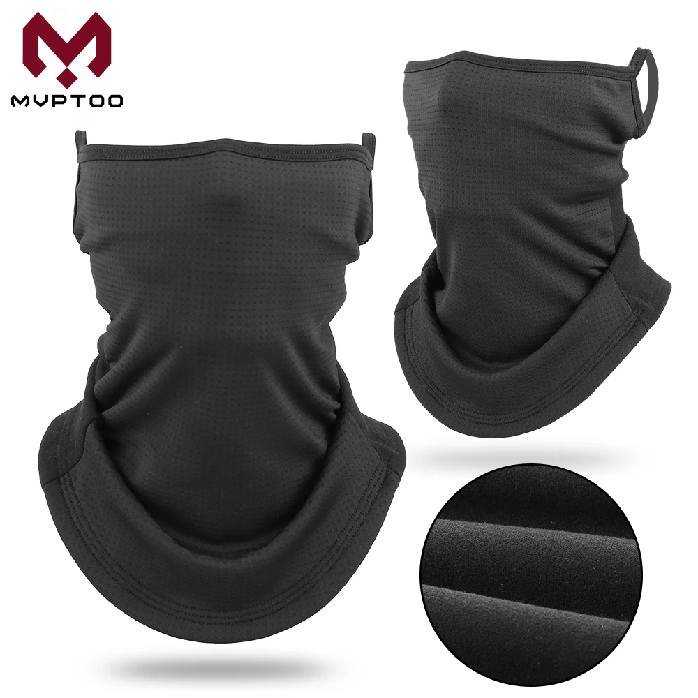 Respirator Half Face - 冬暖かいバンダナハーフフェイスマスクハングイヤーネックウォーマーゲートルチューブスカーフ防風スキー釣りネッカチーフヘッドバンド男性女性