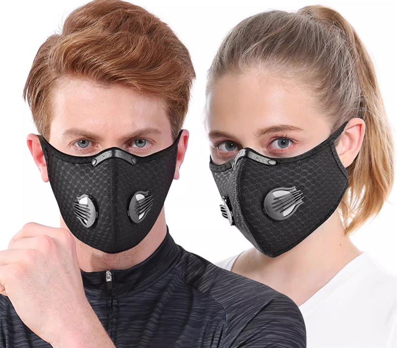 Dust Mask Construction - サイクリング用マスク、スポーツ用、洗濯可能、再利用可能、フィルター付き、防塵マスク、男性用、ライディングマスク、バンダナ、活性炭フィルター